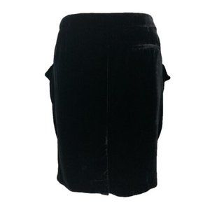 Chanel Draped Velvet Skirt